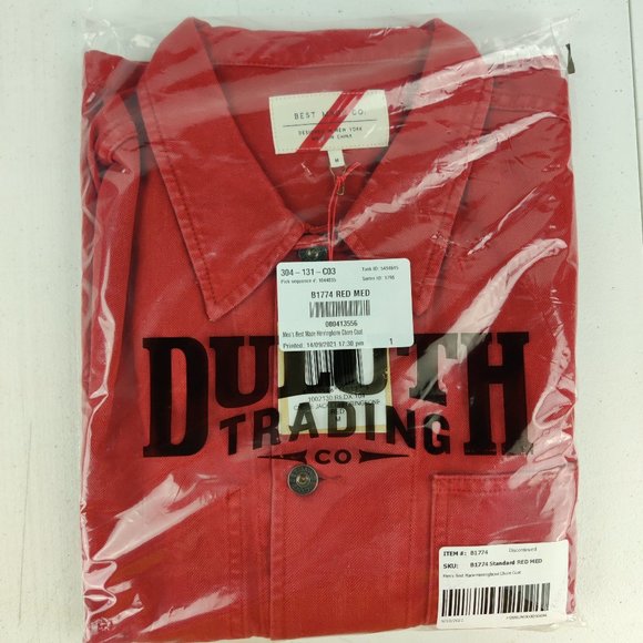 Best Made Co. Jackets & Coats Best Made Co Linen Blend Red Denim